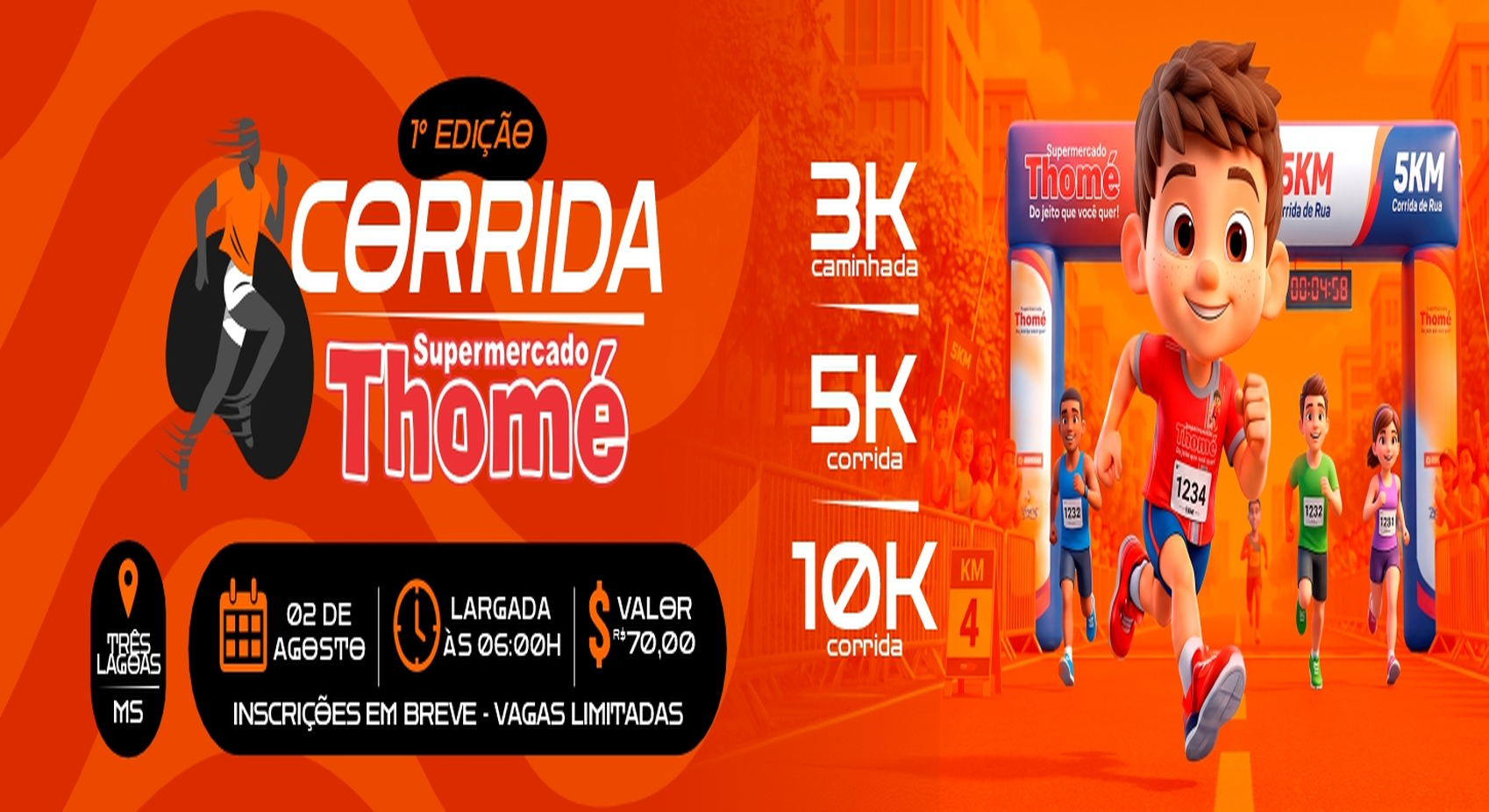 1ª CORRIDA THOMÉ