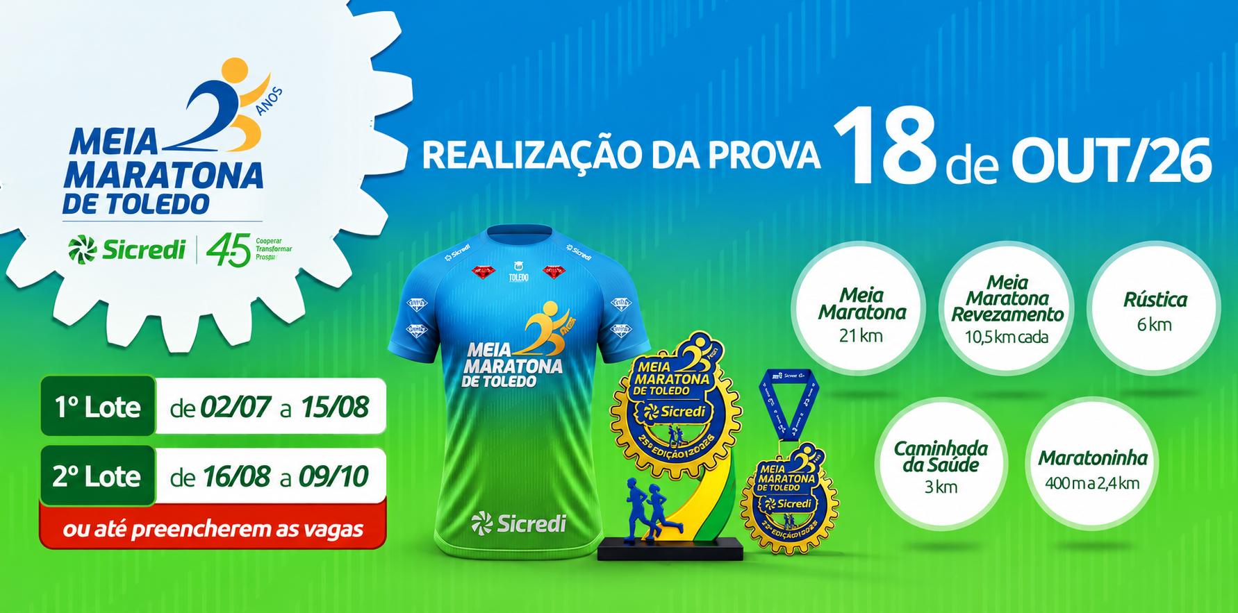 25ª MEIA MARATONA DE TOLEDO - SICREDI