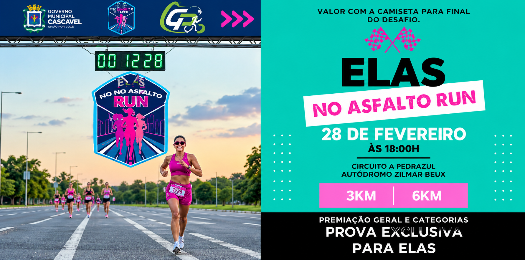 ELAS NO ASFALTO RUN 2026